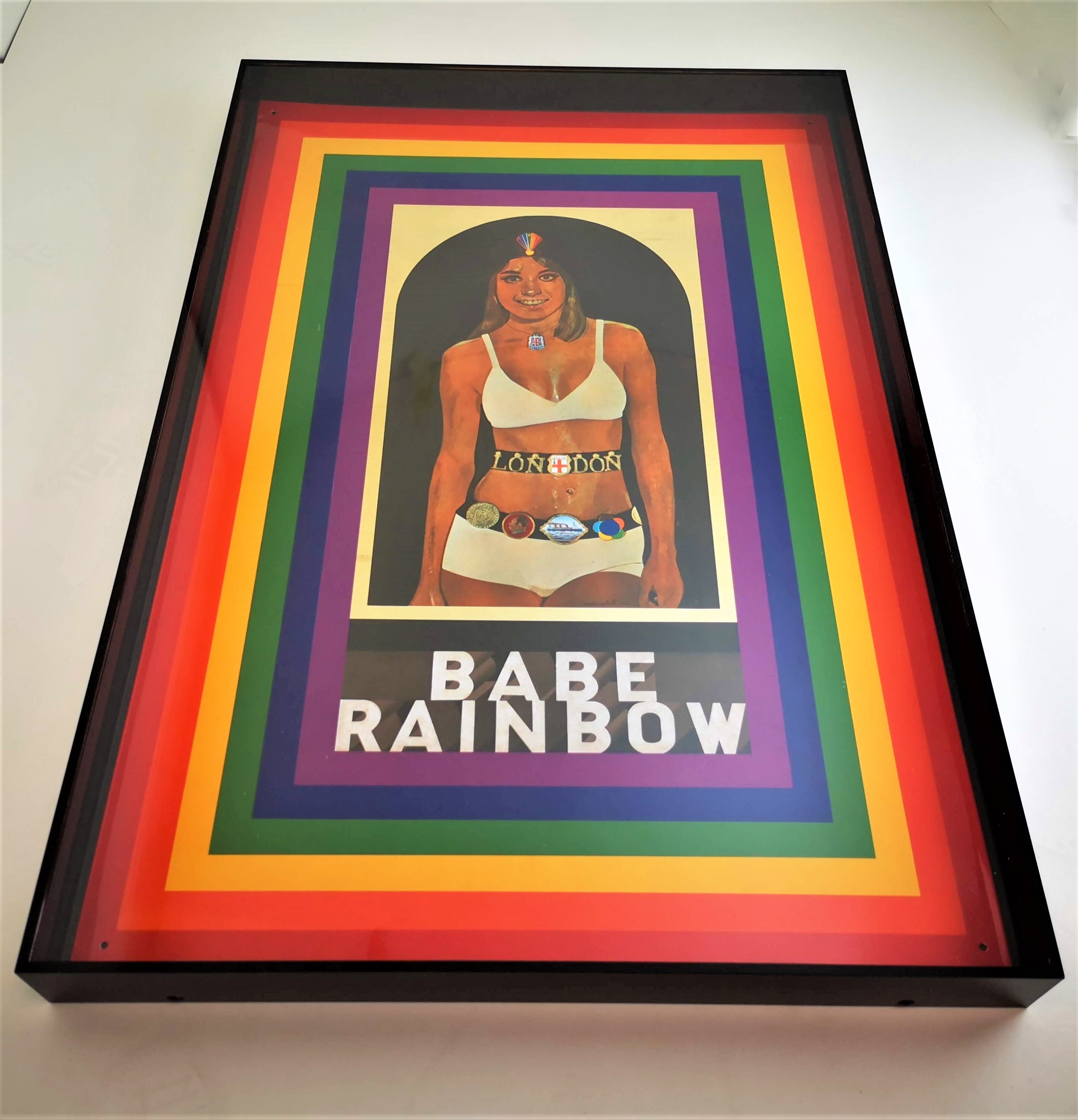 Peter Blake’s Babe Rainbow in Black Perspex thumbnail