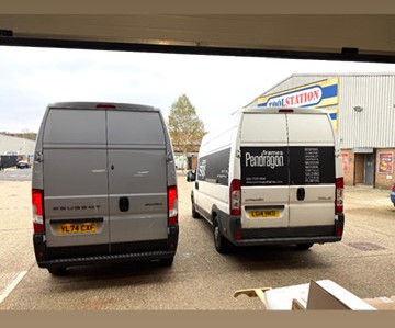 Pendragon’s fleet of delivery vans thumbnail